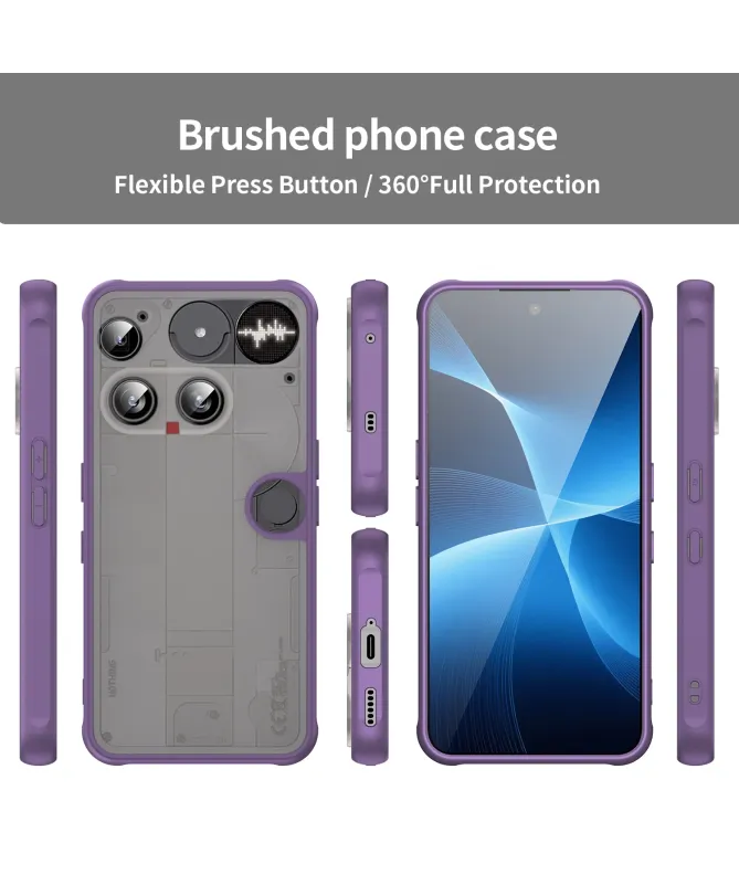 Coque Nothing Phone (3) avec Film Trempé Toucher Satiné | FUSION