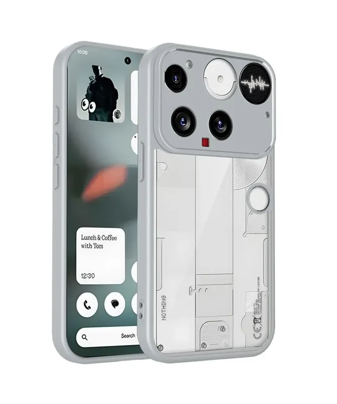 Coque Nothing Phone (3) Transparente Toucher Satiné | VEIL