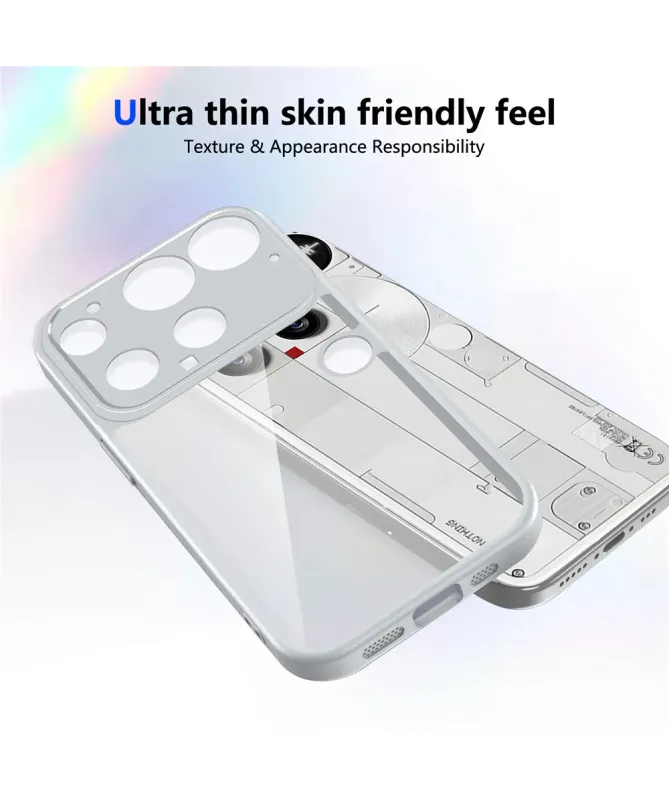 Coque Nothing Phone (3) Transparente Toucher Satiné | VEIL