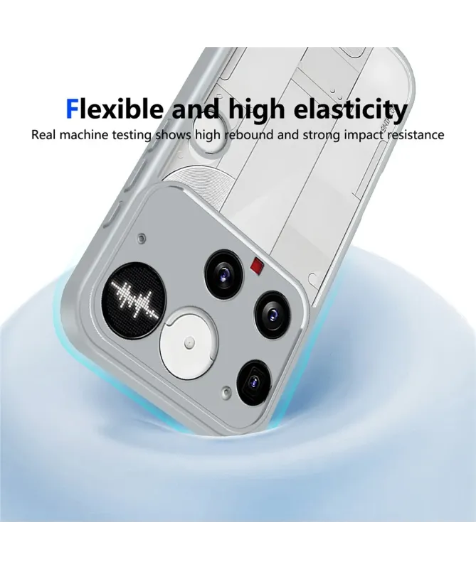Coque Nothing Phone (3) Transparente Toucher Satiné | VEIL