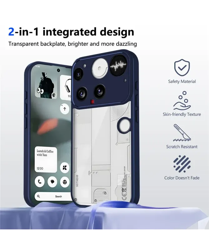 Coque Nothing Phone (3) Transparente Toucher Satiné | VEIL