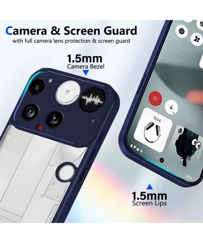 Coque Nothing Phone (3) Transparente Toucher Satiné | VEIL
