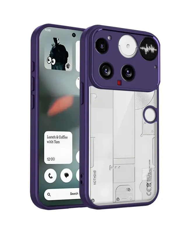 Coque Nothing Phone (3) Transparente Toucher Satiné | VEIL
