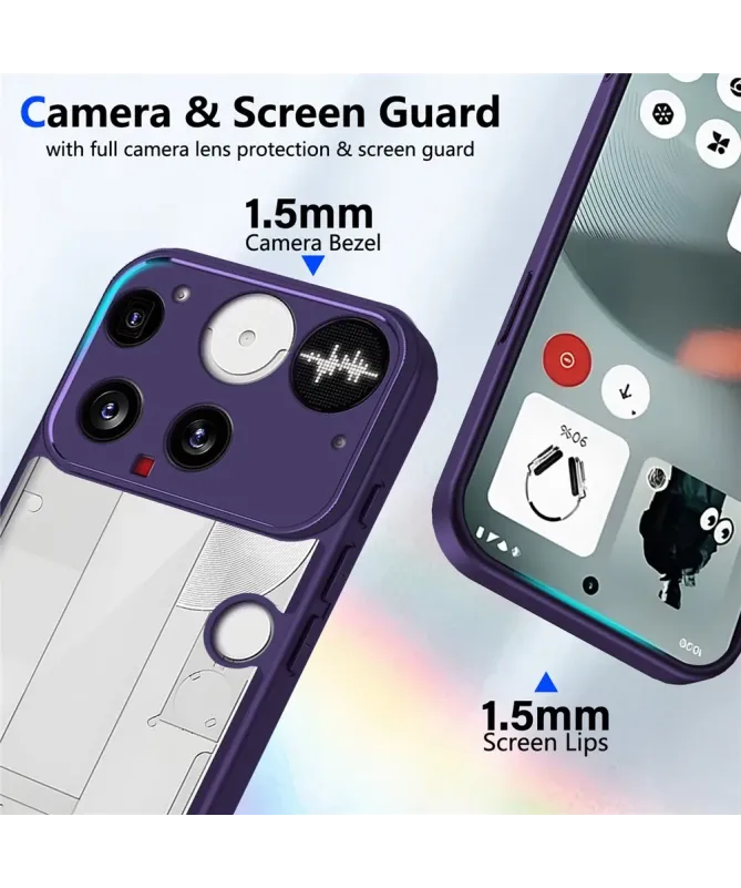 Coque Nothing Phone (3) Transparente Toucher Satiné | VEIL