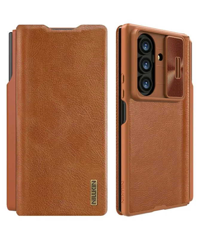 Étui Samsung Galaxy Z Fold 7 NILLKIN Qin Pro Cuir avec Porte-Cartes