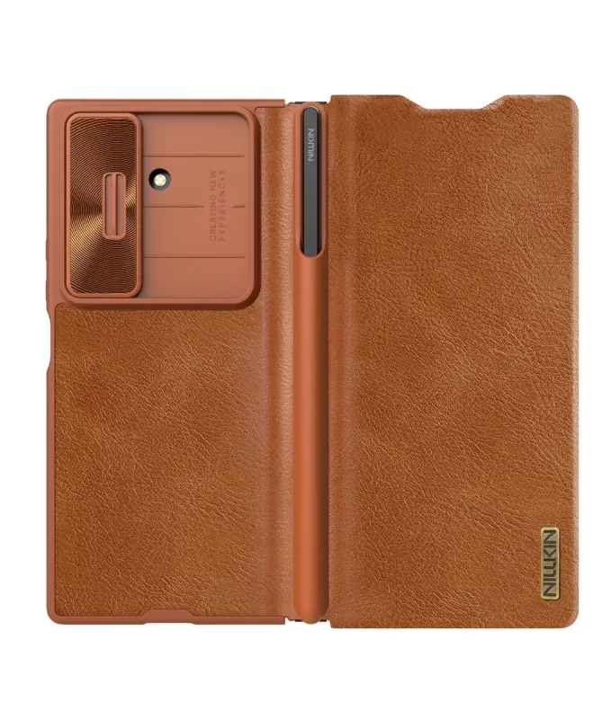 Étui Samsung Galaxy Z Fold 7 NILLKIN Qin Pro Cuir avec Porte-Cartes