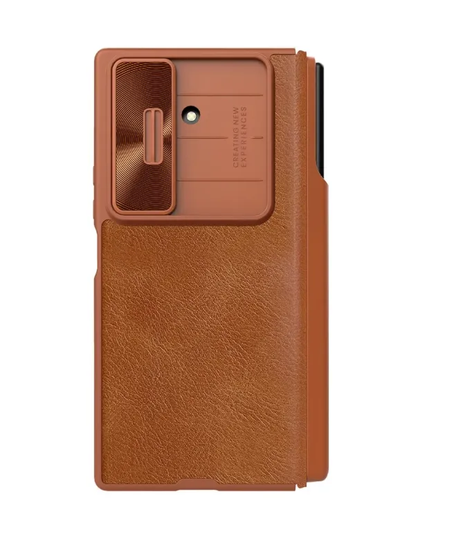 Étui Samsung Galaxy Z Fold 7 NILLKIN Qin Pro Cuir avec Porte-Cartes