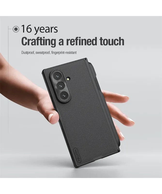 Coque Samsung Galaxy Z Fold7 NILLKIN Super Frosted Shield avec Finitio