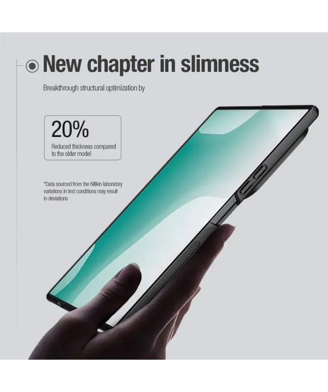 Coque Samsung Galaxy Z Fold7 NILLKIN Super Frosted Shield avec Finitio