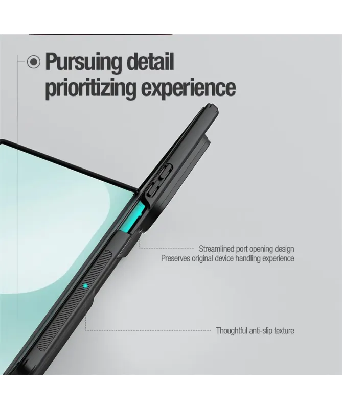Coque Samsung Galaxy Z Fold7 NILLKIN Super Frosted Shield avec Finitio