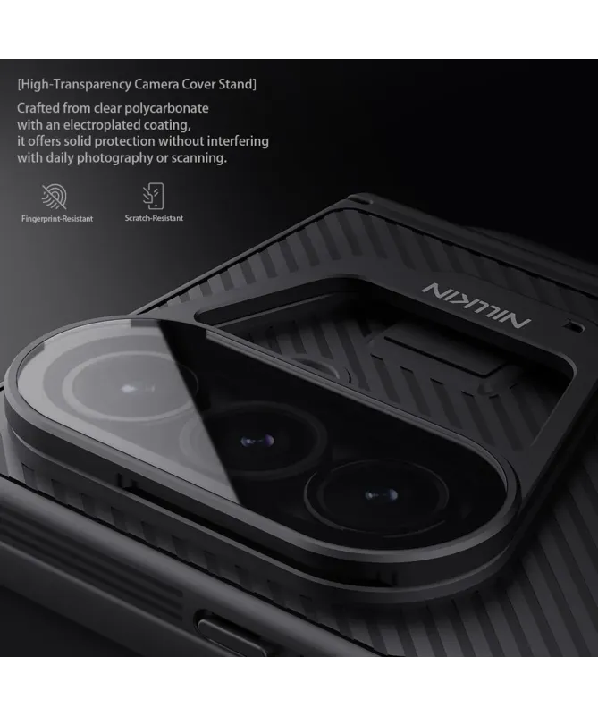 Coque Samsung Galaxy Z Fold 7 NILLKIN CamShield Prop avec Stylet et Ca