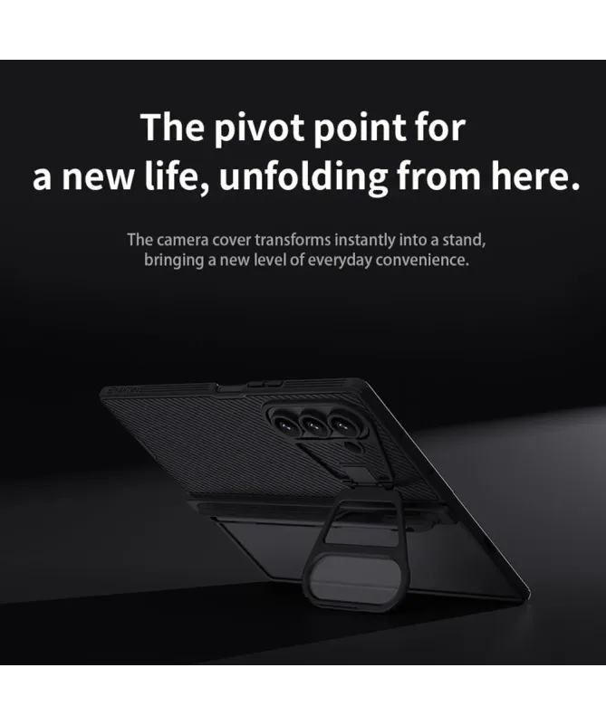 Coque Samsung Galaxy Z Fold 7 NILLKIN CamShield Prop avec Stylet et Ca