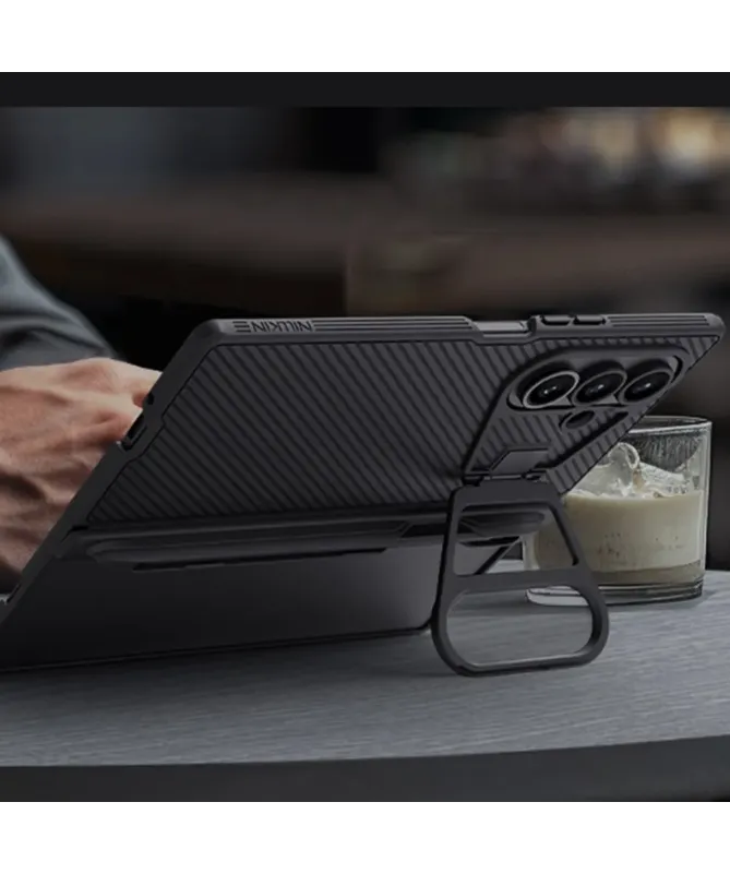 Coque Samsung Galaxy Z Fold 7 NILLKIN CamShield Prop avec Stylet et Ca