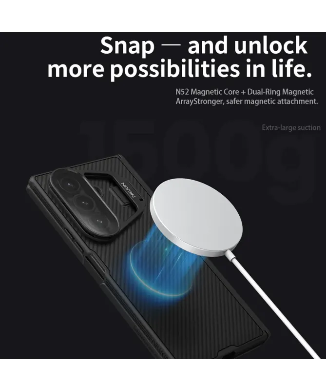 Coque Samsung Galaxy Z Fold 7 NILLKIN CamShield Prop avec Cache Caméra