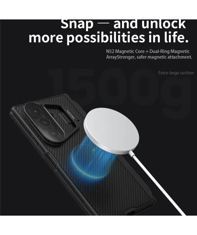 Coque Samsung Galaxy Z Fold 7 NILLKIN CamShield Prop Magnetic avec Sty