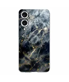 Coque Samsung Galaxy S25 Edge Marbre Noir | ONYX