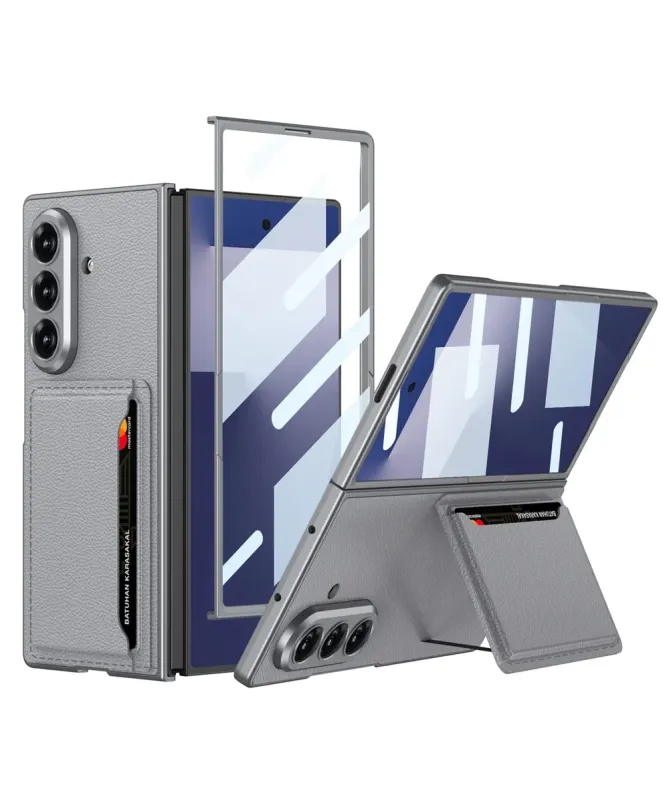 Coque Samsung Galaxy Z Fold 7 avec Porte-Cartes et Support | Effet Cui