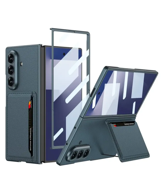 Coque Samsung Galaxy Z Fold 7 avec Porte-Cartes et Support | Effet Cui