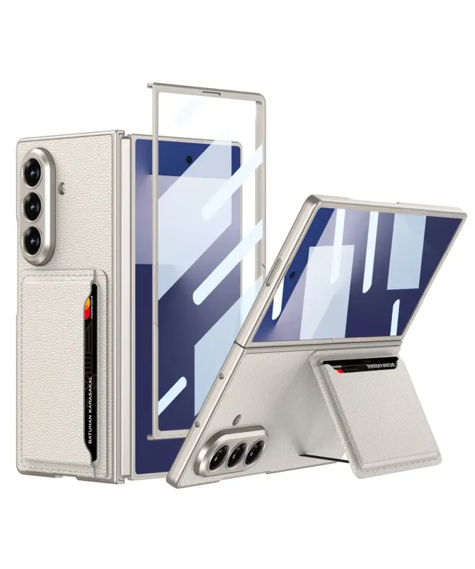 Coque Samsung Galaxy Z Fold 7 avec Porte-Cartes et Support | Effet Cui