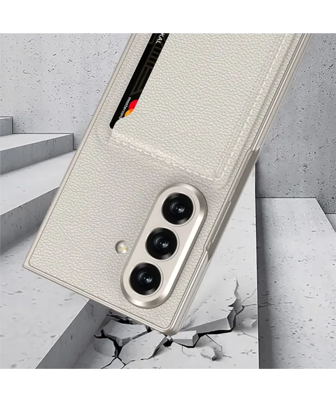 Coque Samsung Galaxy Z Fold 7 avec Porte-Cartes et Support | Effet Cui