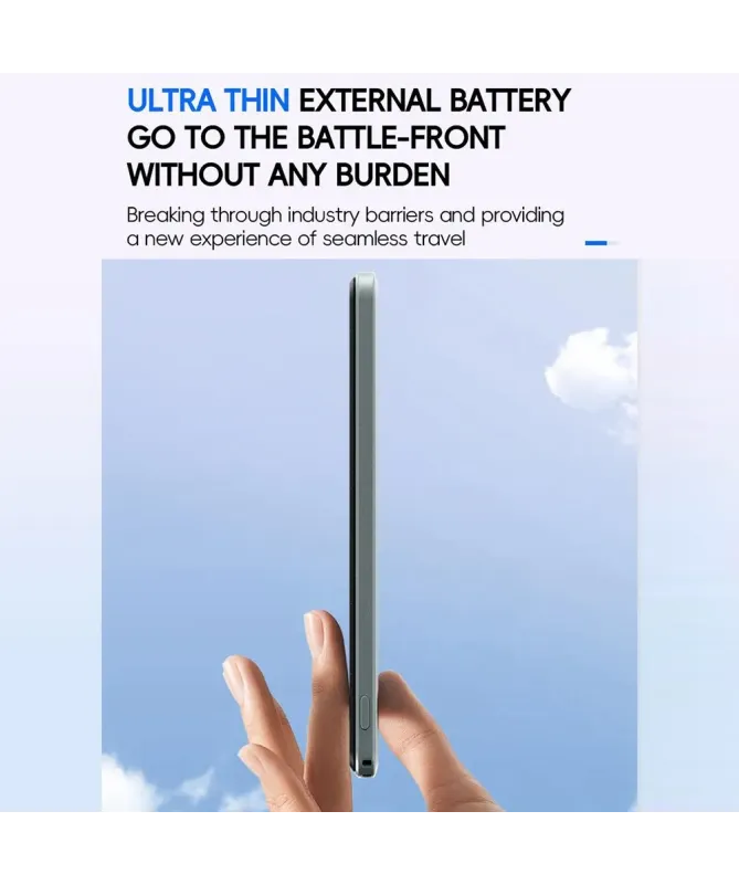 Batterie Externe Magnétique 10000mAh avec Affichage Digital | FLUX