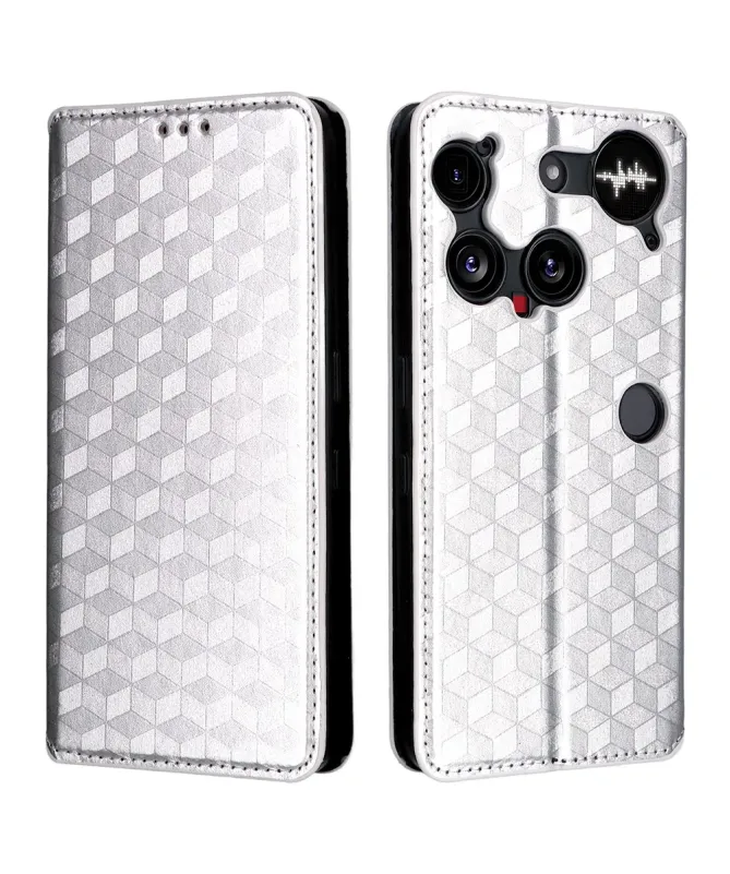 Housse Nothing Phone (3) flip cover design géométrie