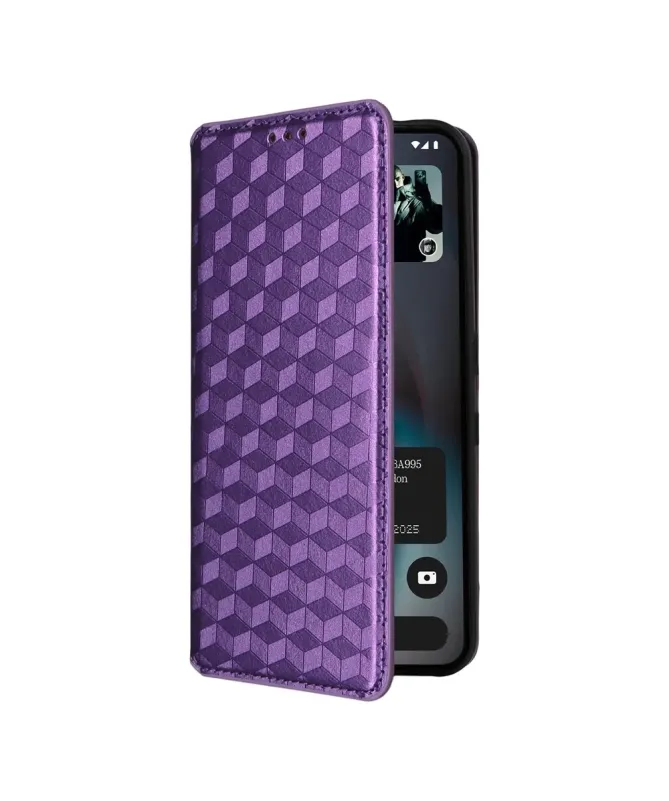 Housse Nothing Phone (3) flip cover design géométrie