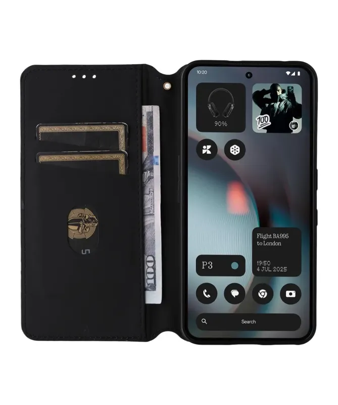 Housse Nothing Phone (3) flip cover design géométrie