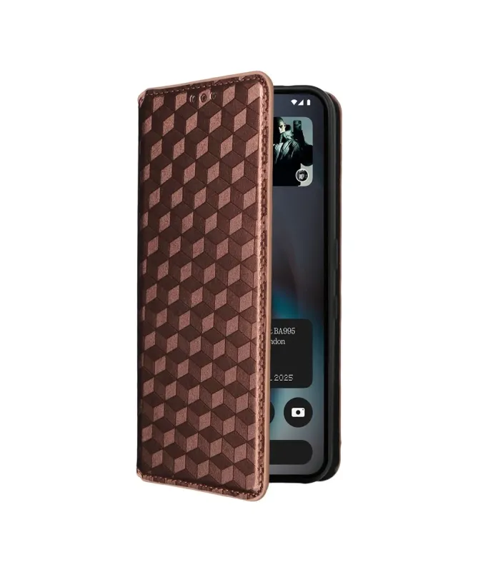 Housse Nothing Phone (3) flip cover design géométrie