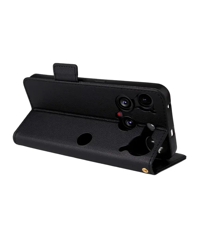 Housse Nothing Phone (3) effet cuir à Lanière | FOLKEN