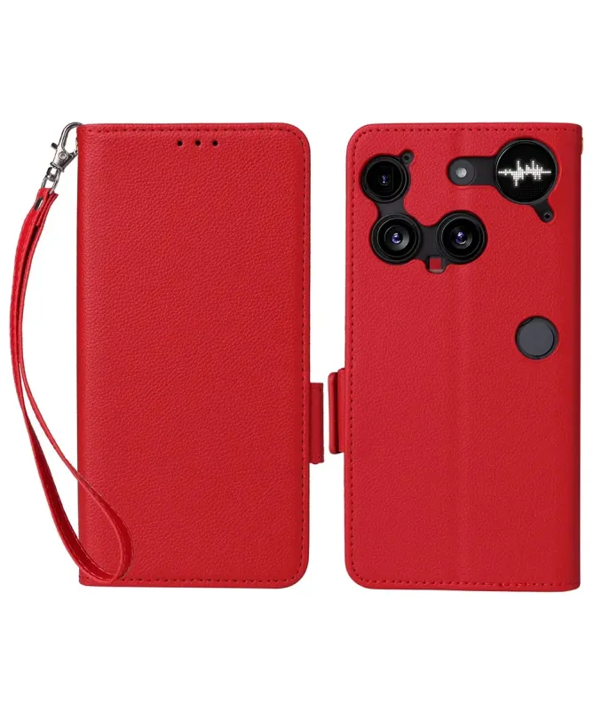 Housse Nothing Phone (3) effet cuir à Lanière | FOLKEN