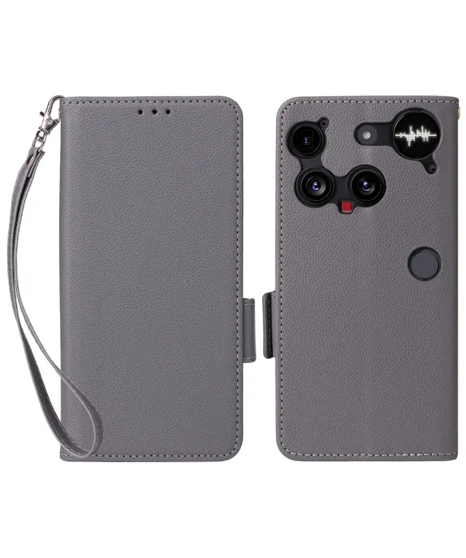 Housse Nothing Phone (3) effet cuir à Lanière | FOLKEN