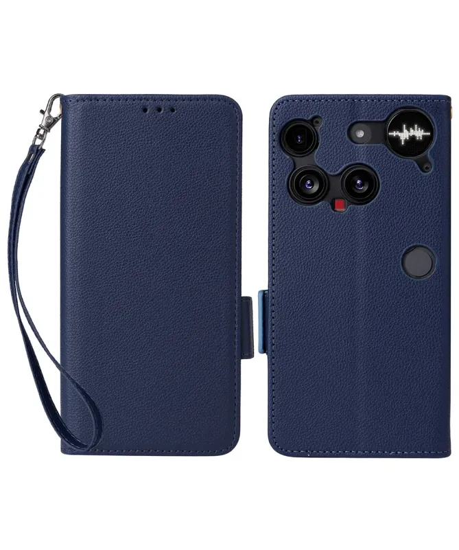 Housse Nothing Phone (3) effet cuir à Lanière | FOLKEN