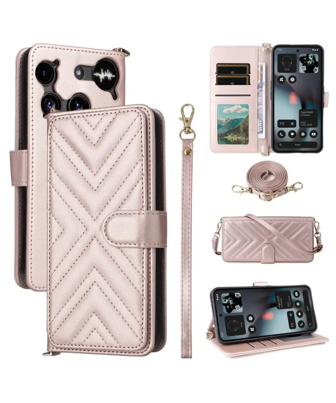 Housse Nothing Phone (3) Matelassée avec Bandoulière | LUXE