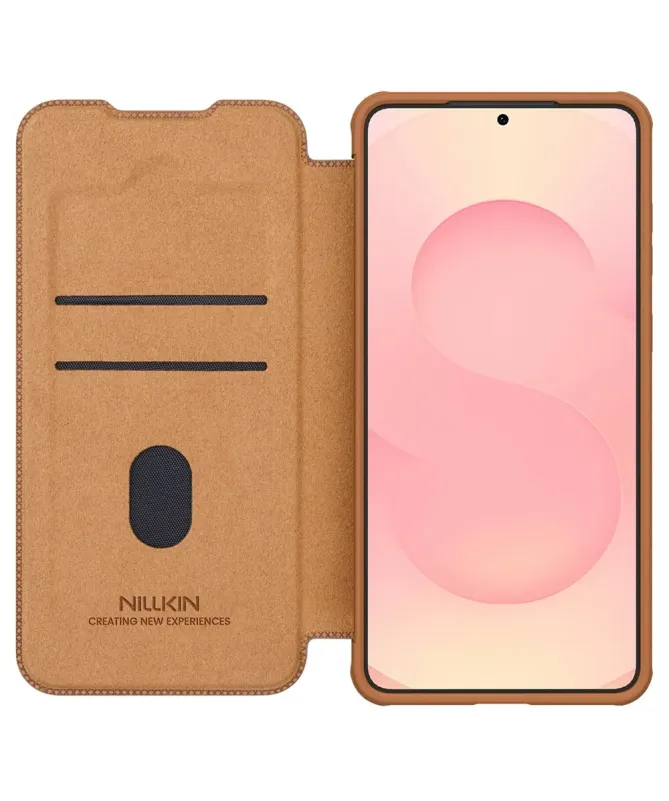 Housse Samsung Galaxy S25 Edge Qin Series avec cache objectifs