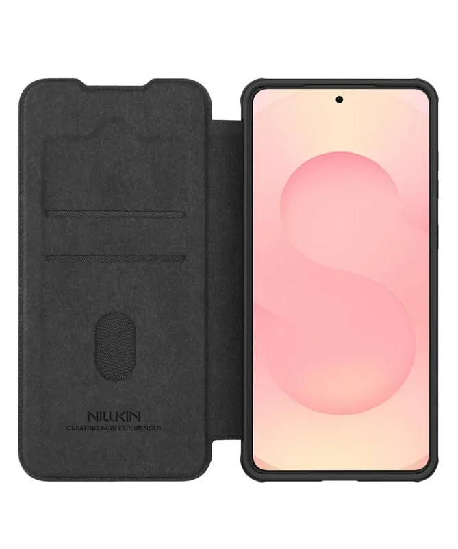 Housse Samsung Galaxy S25 Edge Qin Series avec cache objectifs