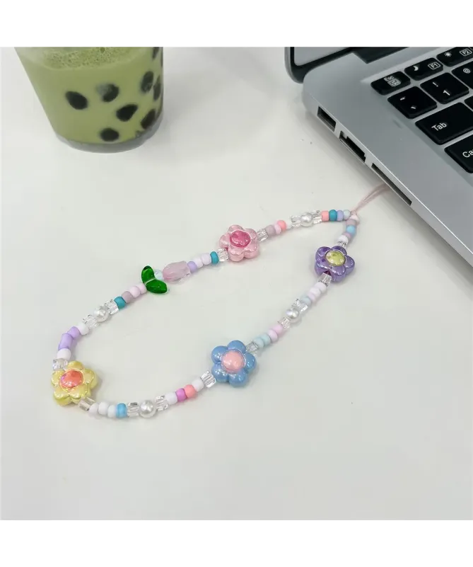 Charm de Téléphone Perles et Fleurs | BLOSSOM