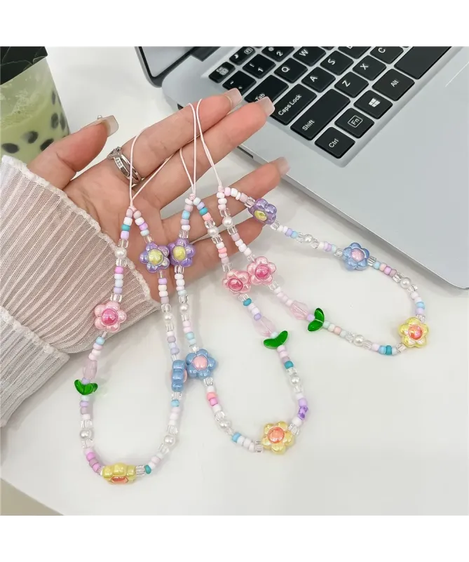 Charm de Téléphone Perles et Fleurs | BLOSSOM