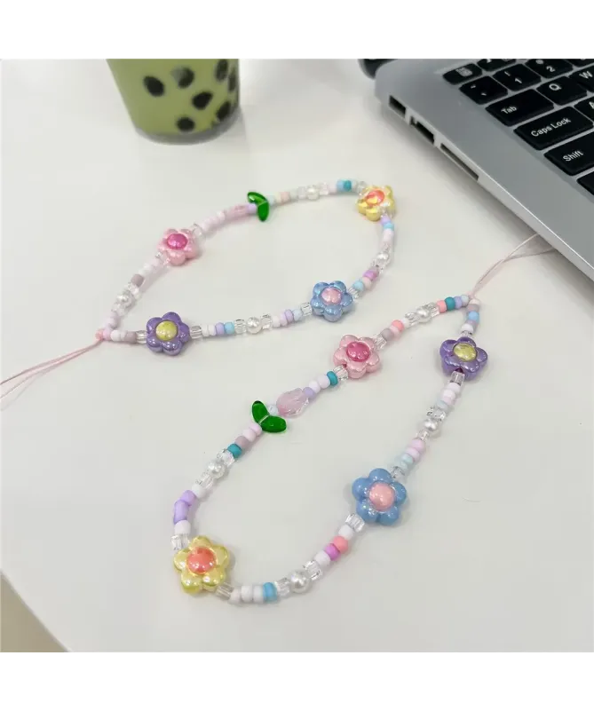 Charm de Téléphone Perles et Fleurs | BLOSSOM