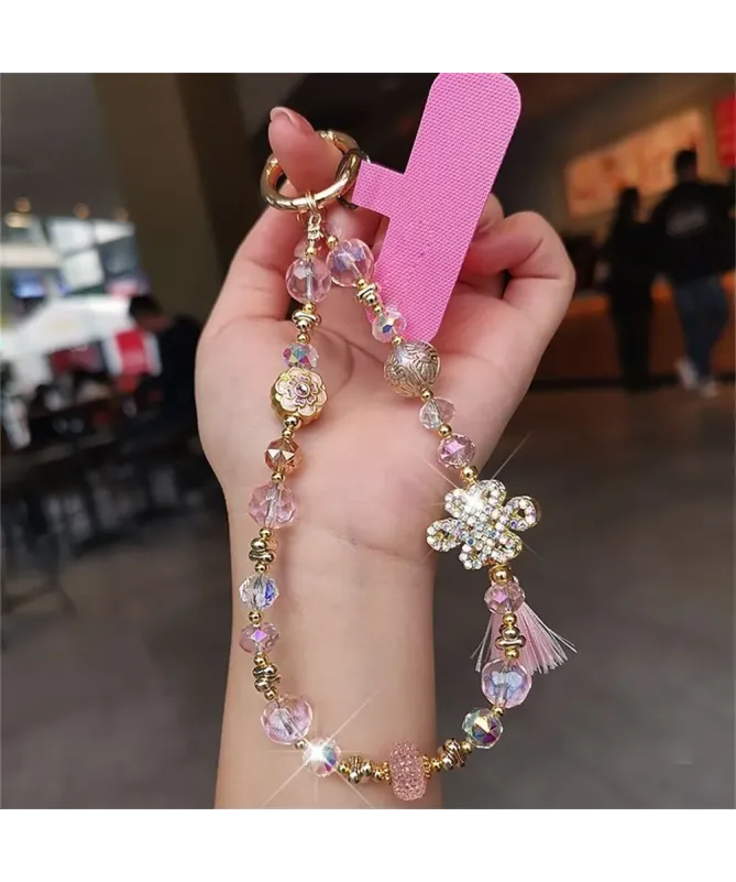 Charm de Téléphone Nœud Chinois et Pompon | FORTUNE