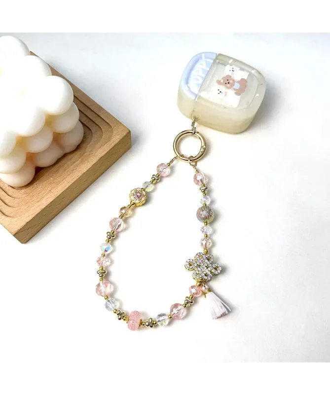 Charm de Téléphone Nœud Chinois et Pompon | FORTUNE