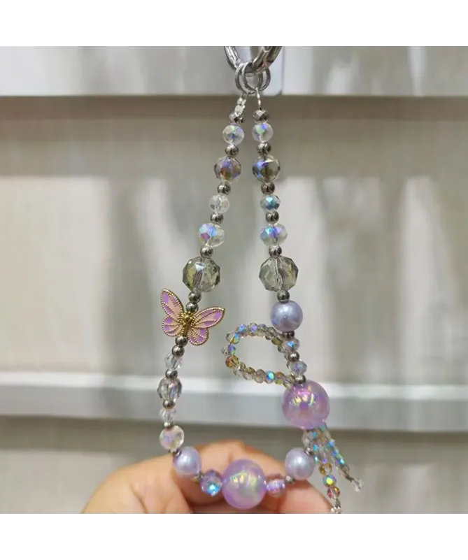 Charm de Téléphone Papillon et Cristaux | MARIPOSA