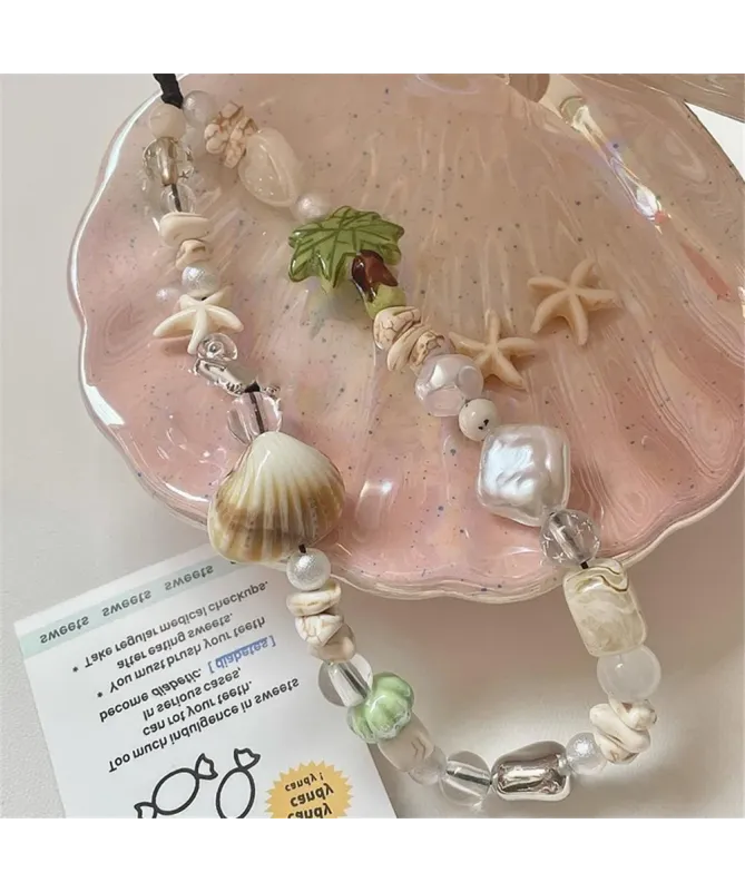 Charm de Téléphone Thème Été et Coquillages | HORIZON