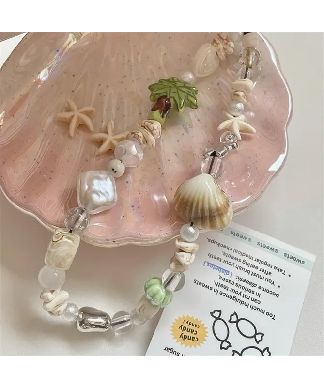 Charm de Téléphone Thème Été et Coquillages | HORIZON