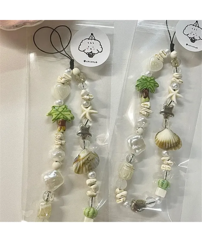 Charm de Téléphone Thème Été et Coquillages | HORIZON