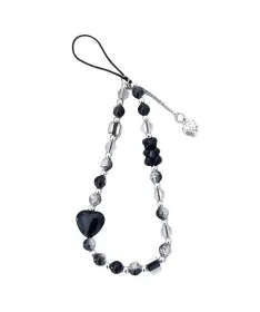 Dragonne de Téléphone Perles Cœur et Ours | NOCTURNE