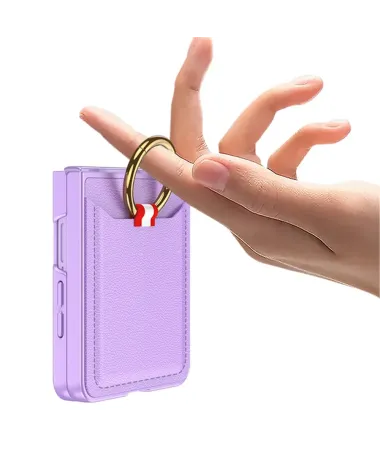 Coque Samsung Galaxy Z Flip 7 Porte-Carte avec Anneau | ALL-IN-ONE