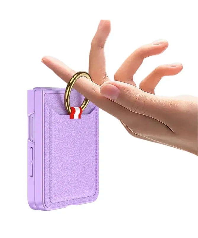 Coque Samsung Galaxy Z Flip 7 Porte-Carte avec Anneau | ALL-IN-ONE