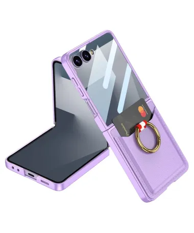 Coque Samsung Galaxy Z Flip 7 Porte-Carte avec Anneau | ALL-IN-ONE