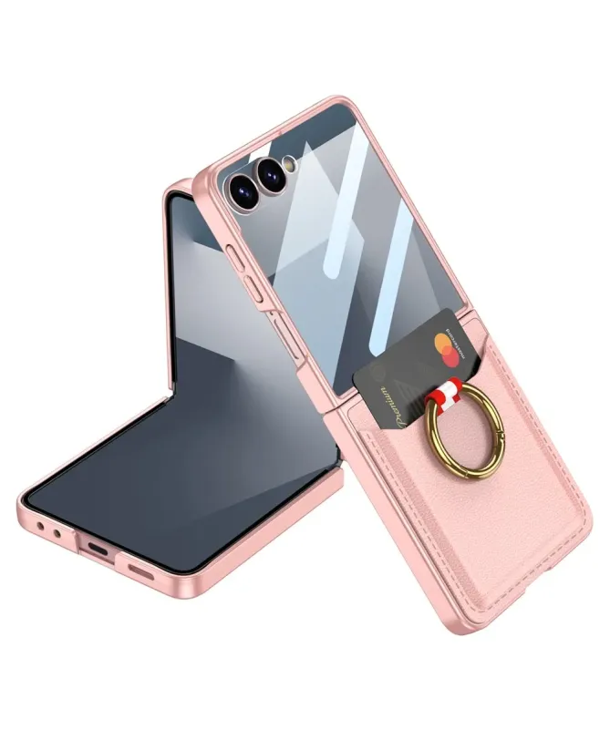 Coque Samsung Galaxy Z Flip 7 Porte-Carte avec Anneau | ALL-IN-ONE